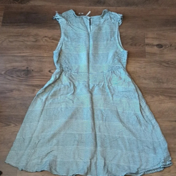 Free People Black Tweed Frayed shoulder Dress VV - Picture 4 of 5